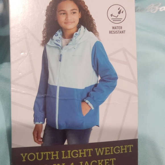NWT Eddie Bauer Kids Teal 2-Piece Jacket in M-10/12 - Picture 3 of 8